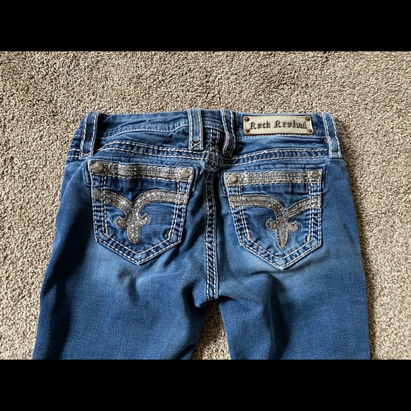 Rock Revival Sherry Skinny Ankle Rhinestone Sz 26 - Picture 4 of 4